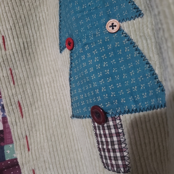 Vintage Handmade Corduroy Jacket - Picture 2 of 11